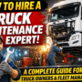 How to Hire a Truck Maintenance Expert | Full Guide 2026