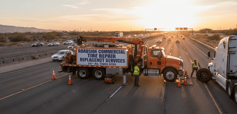 Roadside Commercial Tire Repair and Emergency Service11