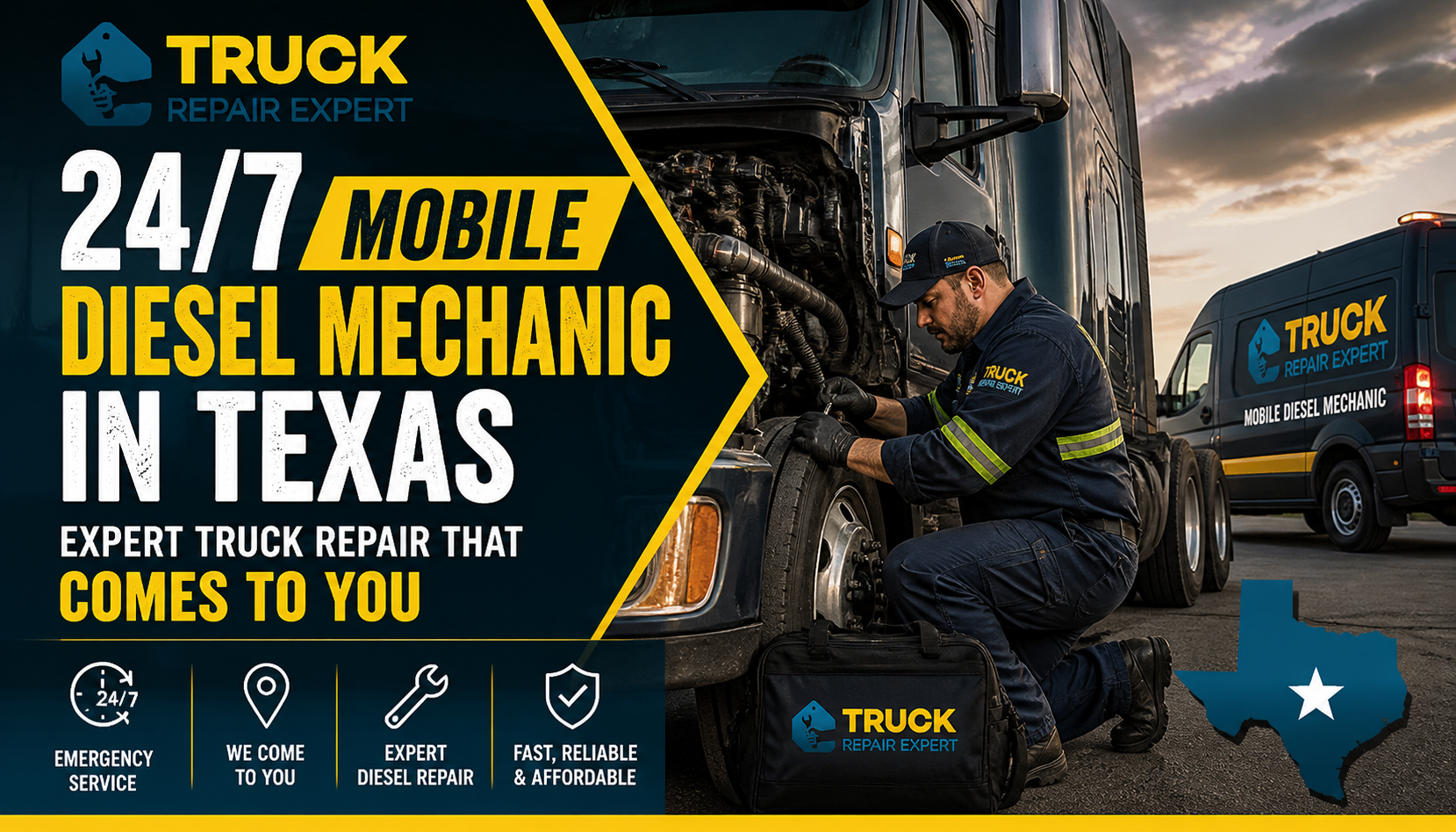 Complete Guide to 24/7 Mobile Diesel Mechanic Services in Texas