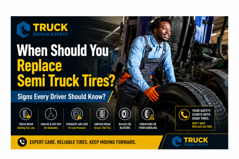 semi truck tires repair service