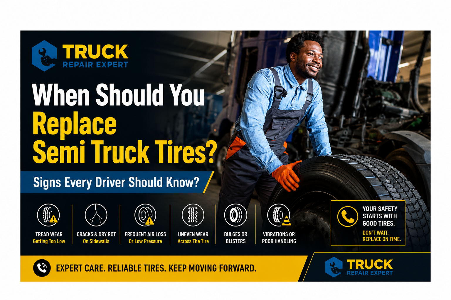 When Should You Replace Semi Truck Tires? Signs Every Driver Should Know