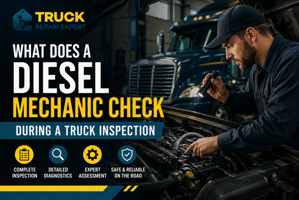 10 Key Areas a Diesel Mechanic Checks During a Truck Inspection 2 Diesel mechanic checks