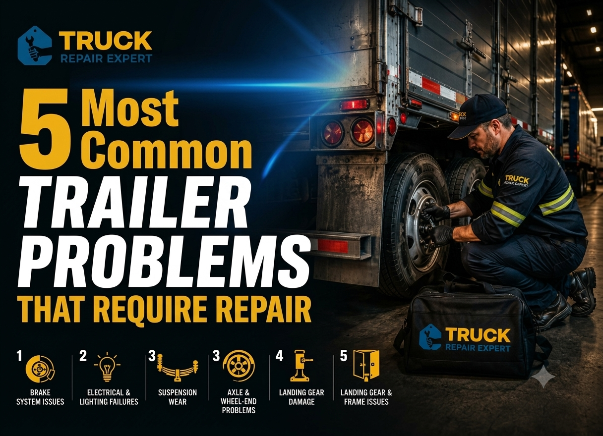 5 Most Common Trailer Problems That Require Repair