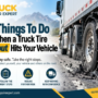 Truck Tire Blowout